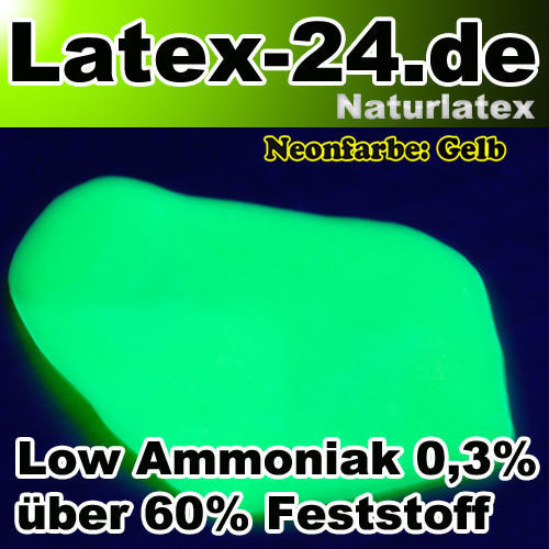 Flüssiglatex Neon Gelb Low Ammoniak 100ml