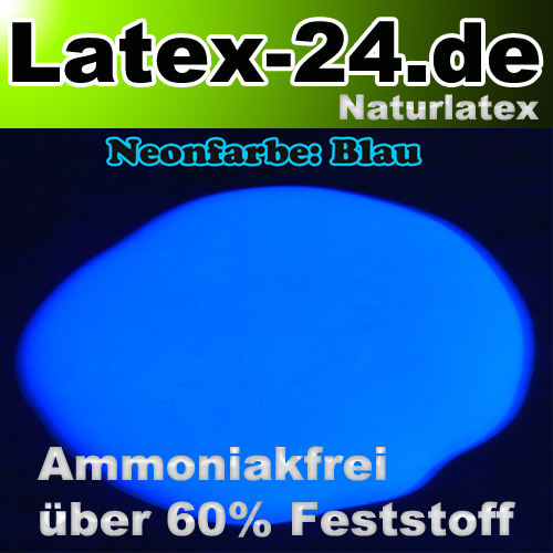 Flüssiglatex Neon Blau Ammoniakfrei 100ml