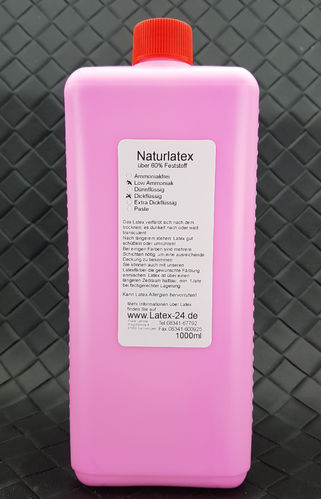 Flüssiglatex Neon Pink Ammoniakfrei 1 Liter
