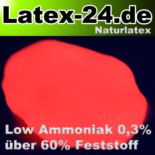 Flüssiglatex Neon Rot Low Ammoniak 100ml