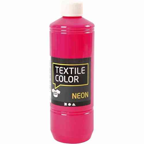 Textile Color Stoffmalfarbe Textilfarbe Neon Pink 500 ml