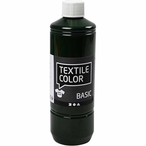 Basic Color Textilfarbe Stoffmalfarbe 500ml Olivegrün